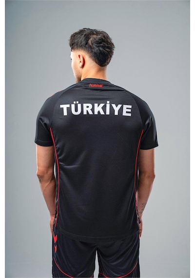 Hummel Target Milli Takım Antrenman Tişört Kırmızı- Siyah