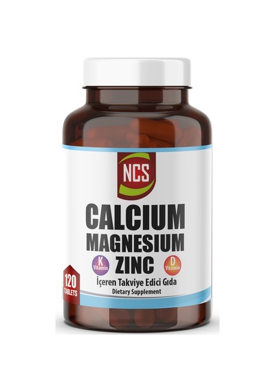 Ncs Calcium Magnesium Çinko D&K Kalsiyum Magnezyum Çinko 120 Tb