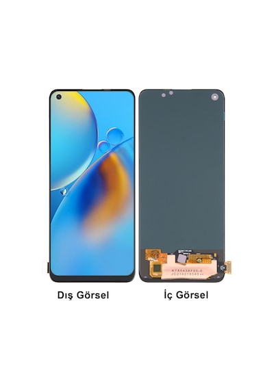Teknonet Oppo A96 5g Uyumlu Oled Lcd+dokunmatik - Siyah