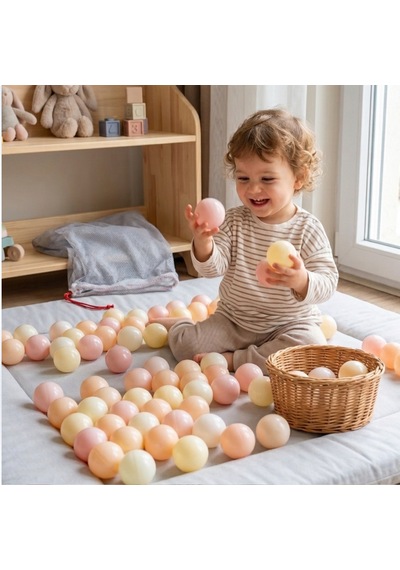 Casual 100 Adet Bpa Sız Pastel Oyun Havuzu Topu