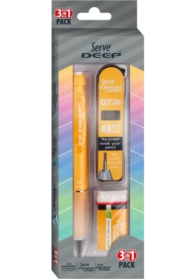 Serve Deep 3'lü Okul Seti Sarı