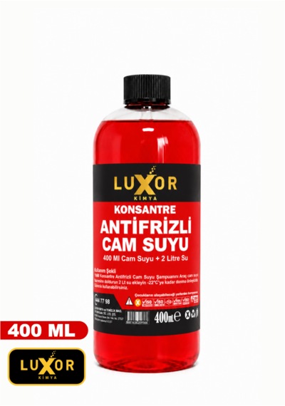 Luxor Kimya Antifrizli Konsantre Cam Suyu 400 Ml