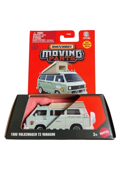 Matchbox Moving Parts - 1986 Volkswagen T3 Vanagon - 1:64 Turkuaz
