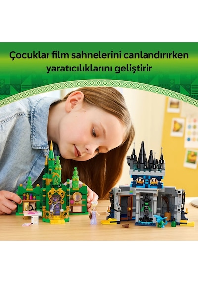 LEGO® Wicked Emerald City ve Kiamo Ko Kalesi 75689 - 9 Yaş ve Üzeri Çocuklar için Yaratıcı Oyuncak Yapım Seti (860 Parça)