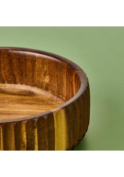 Mien Akasya Curve Kase - Kahverengi - 19 Cm Kahverengi