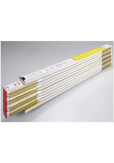 Bmı Ağaç/ahşap Kırma Metre 2 Metre - Gizli Perçin 2 M