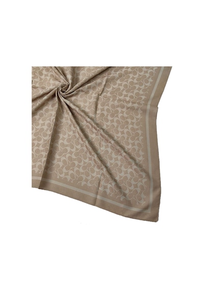 Mim Eşarp Işıl İpek - C Desen Siena Eşarp 100x100 Cm Vizon
