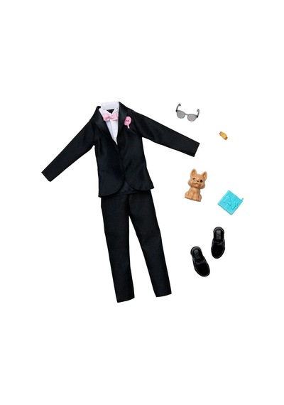 Hwv77 Barbie + Ken Fashion - Damat Aksesuarları Bebekler Ürüne Dahil Değildir. Diğer