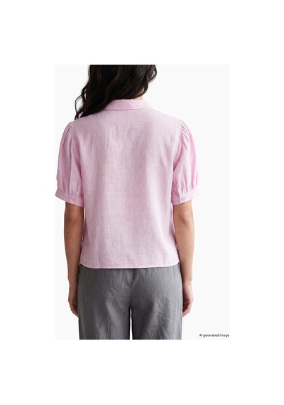 Lcw Vision Pembe Regular Fit Kadın Gömlek
