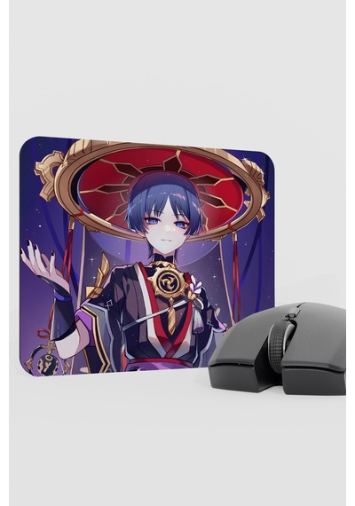Wanderer Genshin Impact Anime Gacha V1 - 22x18 Gaming Mouse Pad Fare Altlığı