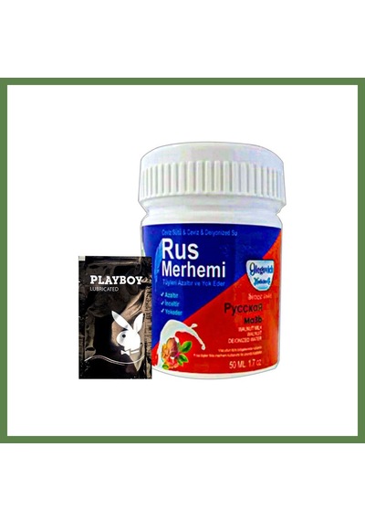 Bezos Playboy Blue Rus Merhemi 50 Ml Tüylere Krem + Yanında Jel Hb006