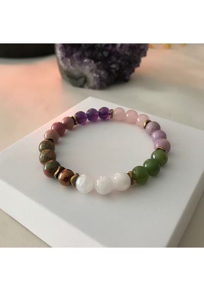 Zarmanstore Eşler Arası Uyum, Aşk Ve Dişil  Bilekliği Çok Renkli