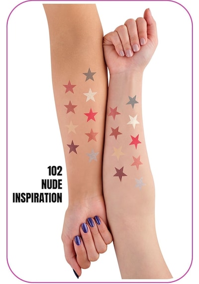 Callista Multi Palette Eyeshadow Mat Ve Işıltılı Toz Göz Farı Paleti - 102 Nude Inspiration