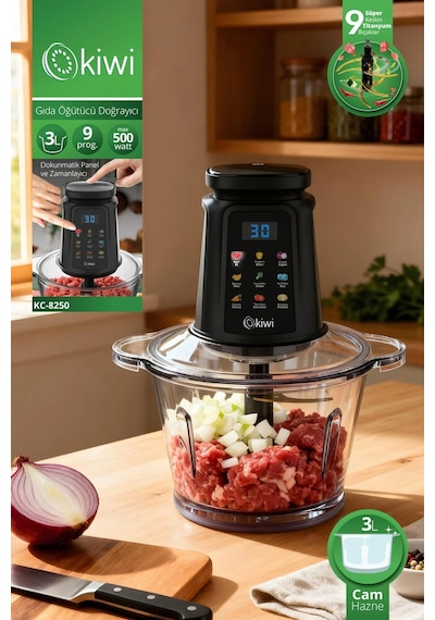 Kiwi KC-8250 800 W Gıda Öğütücü Doğrayıcı