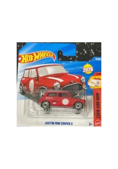 Hotwheels Austin Mini Cooper S Jjk94 1/64 Ölçek Tekli Arabalar Çok Renkli