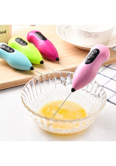 2 Adet Pilli Mixer Kahve Süt Köpürtücü Karıştırıcı Yumurta Çırpıcı El Mikseri Telli Blender Metal Diğer
