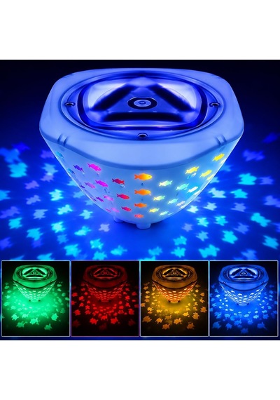 Yüzen Led Havuz Işığı Rgb 5 Renk 5 Mod Ip67 Su Geçirmez