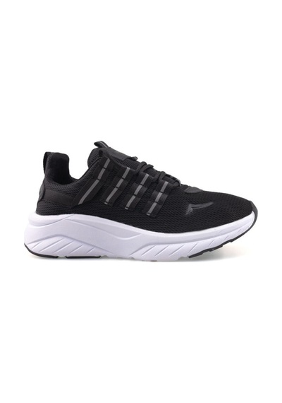 Mcdark Kadın Siyah Sneaker Hafif Çift Renkli Taban Siyah Beyaz