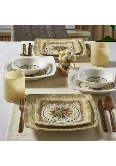 Güral Carolıne 24 Parça 6 Kişilik Yemek Takımı - 3036