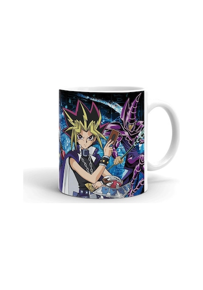 Yu Gi Oh Baskılı Seramik Beyaz Kupa