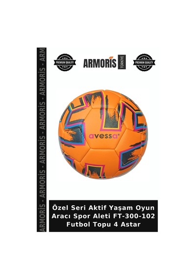 Özel Seri Aktif Yaşam Oyun Aracı Spor Aleti Ft-300-102 Futbol Topu 4 Astar Çok Renkli