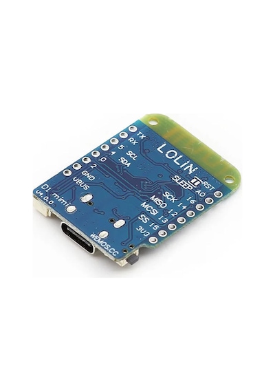 Wemos D1 Mini V4 Esp8266 Kablosuz İnternet Wifi Iot Geliştirme Kartı Type C Usb Uart Iıc Spı Ch340