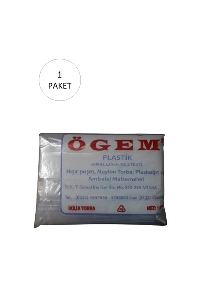 Tedar Bakkaliye Naylon Torba İkilik 22x36 Cm 1 Kg 1 Paket Takriben 195 Adet Najmaddin