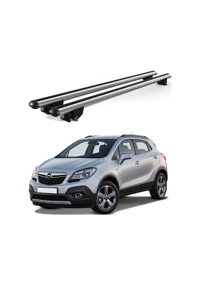 Kanca Opel Mokka 2012 Ve Sonrası Uyumlu Gri Kilitli Ara Atkı 110cm Port Bagaj Tavan Barı