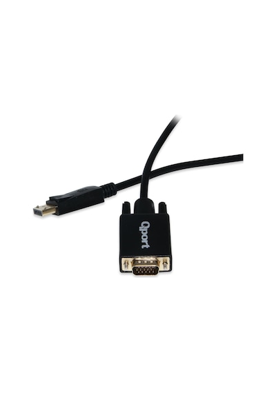 Qport Q-Dpv Dısplay PortM To VgaM 1.8 Mt Kablo Çevirici Dönüş