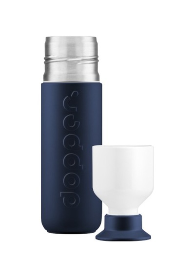 Dopper Insulated Yalıtımlı Termos Şişe 350 Ml - Dalga Mavisi Lacivert / Beyaz