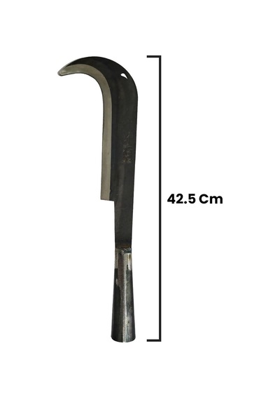 Zargana Tahra Metal Saplı Dövme Çelik 42.5 Cm