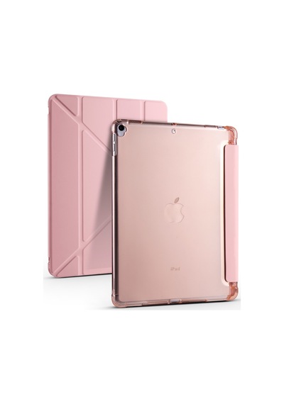 Apple Uyumlu iPad 10.2 2021 (9.Nesil) Kılıf Kalem Bölmeli Smart Cover 550579821
