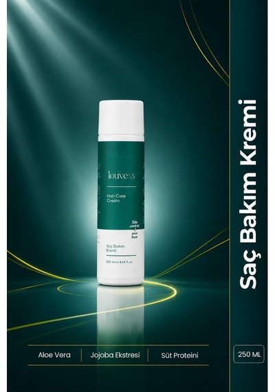 Louvess Aloe Vera Papatya Eki Süt Proteini Jojoba Eki Saç Bakım Kremi 400 ML