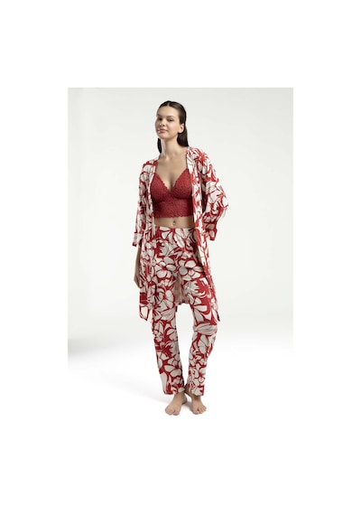 Arnetta Kadın Kırmızı 3lü Pijama Takımı Ar3265-s-v1 Kırmızı