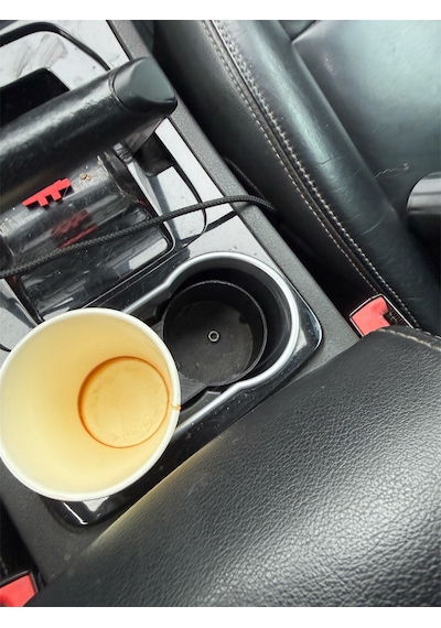Ford Mondeo Mk4 / S-max Mk1 Bardaklık İçi Düzenleyici Cup Holder Insert Siyah