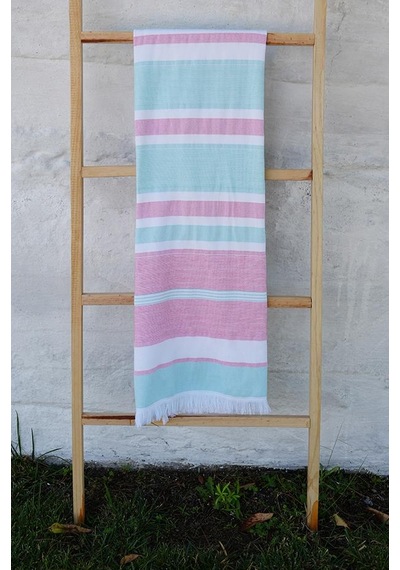 %100 Pamuk 90x160 Cm Unisex Plaj Havlusu Baveno Desen003