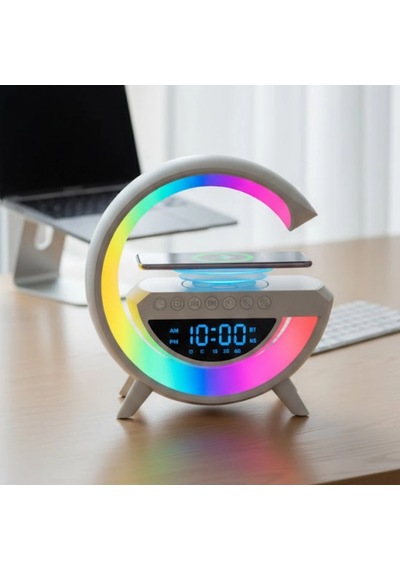 Rgb Işıklı Bluetooth Hoparlör Usb, Tf Kart, Fm Radyo Ve Aux Destekli