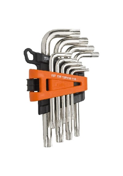 Retta L Torx Allen Anahtar Takımı Kısa 9 Parça Rat6009
