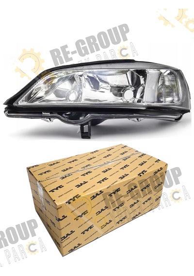 Opel Astra G Ön Far Krom 1998-2006 -sol- 1216157