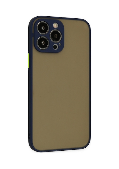 Apple iPhone Uyumlu-  13 Pro Max Kılıf Montreal Silikon Kapak - Lacivert