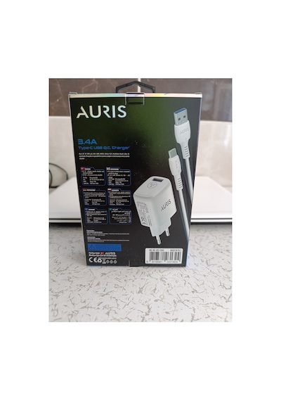 Auris Ch40 Type-c Hızlı Şarj Seti 3.4a Samsung Uyumlu Huawei Xiaomi Birçok Telefona Uyan Şarj Aleti