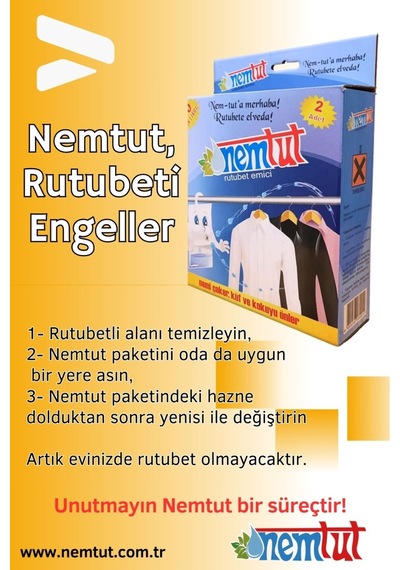 Nem Alıcı Rutubet Giderici Koku Küf Ve Korozyon Önleyici Askılı Nem Tutucu 3 Kutu 6 Paket Avantaj Paketi