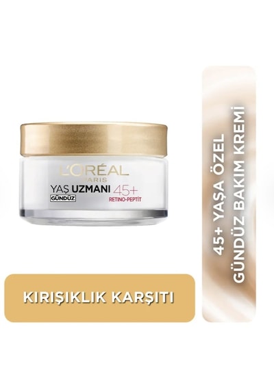Loreal Yaş Uzmanı 45+ Kırışıklık Karşıtı Sıkılaştırıcı Gündüz Kremi 50 Ml
