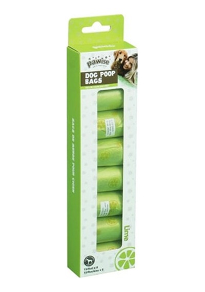 Pawise Limon Kokulu Köpek Dışkı Poşeti 8 Rulo 15li 167-73002.02