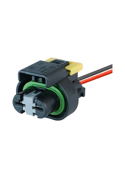 Fan Motor Soketi Siyah 2 Pin