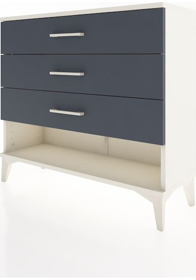 Arges Şifonyer 3 Çekmeceli 88x30x80 Aytaşı-antrasit Aytaşı