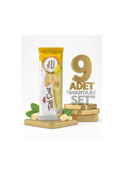 Afia Tatlı Dost Muz Kremalı Gofret 9x140 Gr
