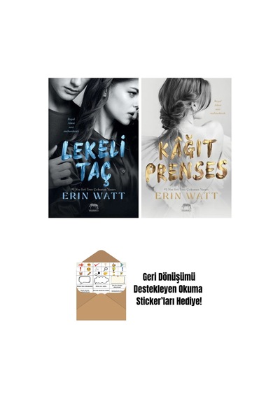 Çarpık Saray Royal Serisi 3. Kitap + Paramparça Prens Royal Serisi 2. Kitap