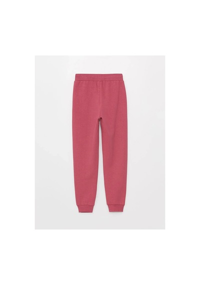 LC Waikiki Lcw Kids Beli Lastikli Basic Kız Çocuk Jogger Eşofman Altı Gülkurusu