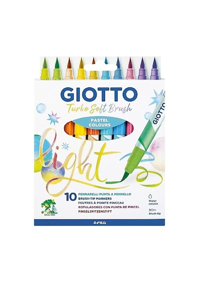 Giotto Turbo Askılı 10 Lu Pastel Ton -fırça Uç
